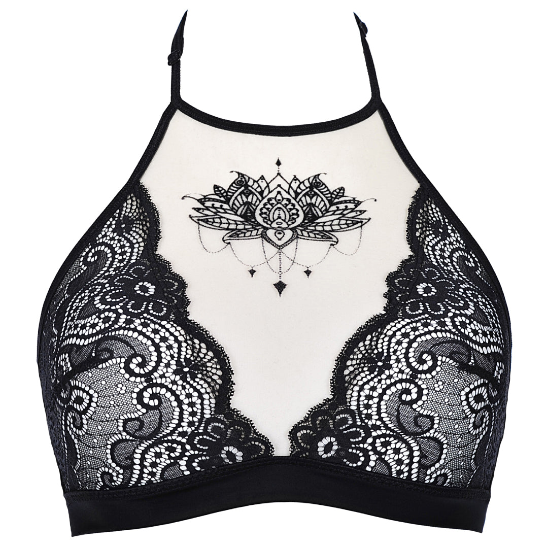 Axami Julianne Sheer Lace Wireless Bralette