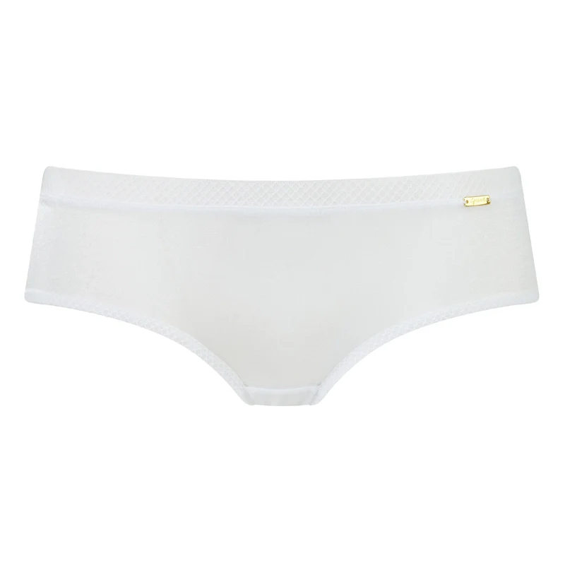 Sheer See Through Shorts Panty Gossard Glossies White
