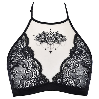 Axami Julianne Sheer Lace Wireless Bralette