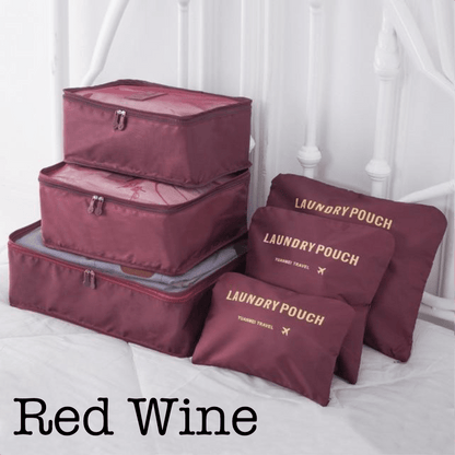6 Piece Travel Organizer